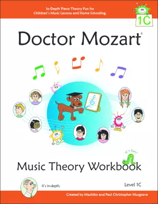 April Avenue Music - Doctor Mozart Music Theory Workbook - Level 1C